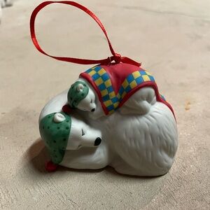 Polar Bear Christmas Ornament